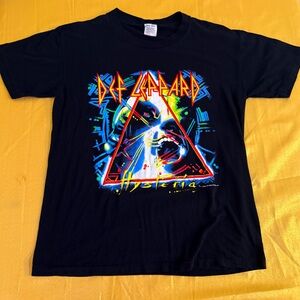DEF LEPPARD- L- 1988 HYSTERIA TOUR -Single Stitch Tee -GRAIL